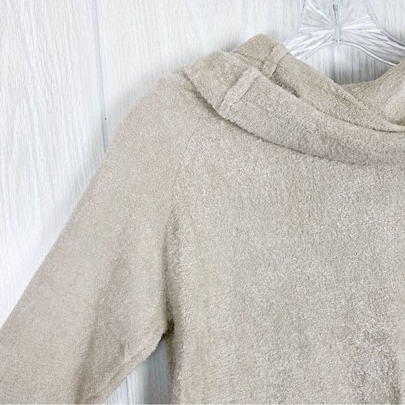 Soft Surroundings | Tan Cowl Neck Fuzzy Sweater Size Small P - Picture 4 of 9